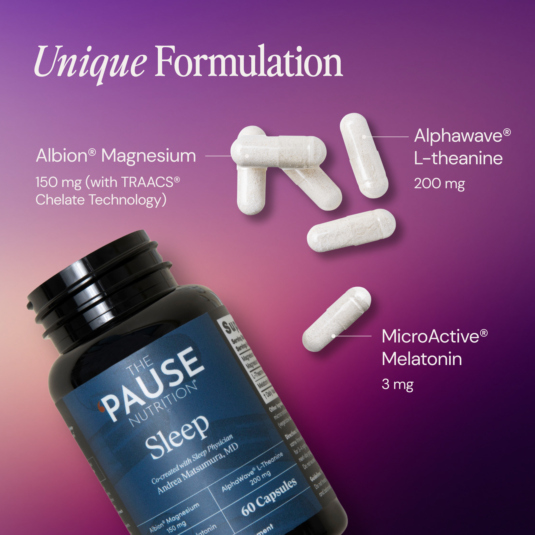 Pause Sleep Support Supplement
