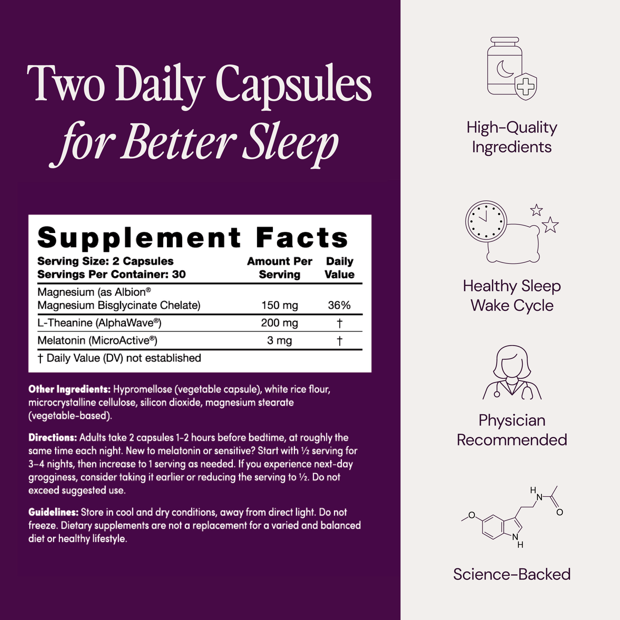 Pause Sleep Support Supplement